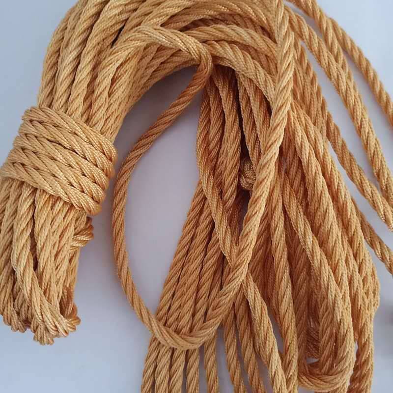 Brown tyre ropes 8 mm 30 m